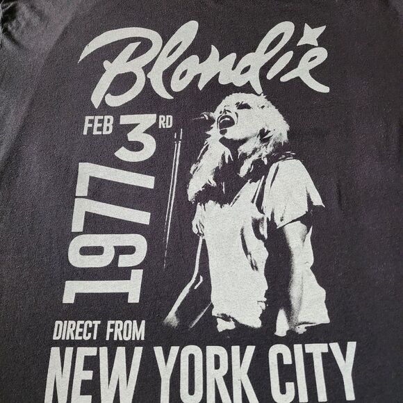Blondie 2022 Black Tshirt With White Graphics Size XXL - Picture 2 of 5